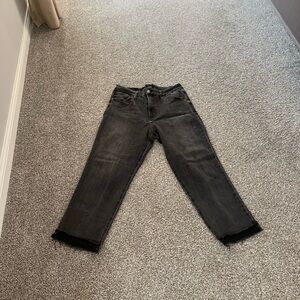 Express Charcoal Ankle Jeans